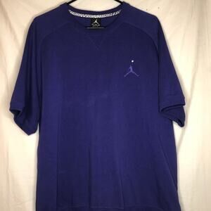 purple jordan shirt with fake diamond basketball